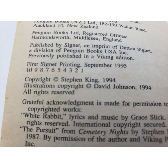 Stephen King Insomnia 1994 Paperback Book - Picture 6 of 12